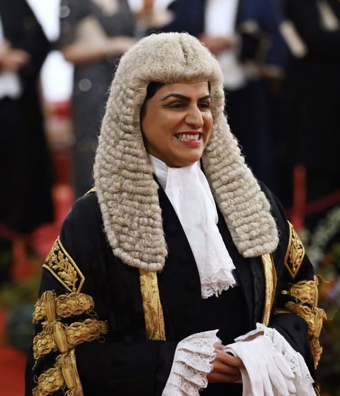 Yes, I know this is a picture of Shabana Mahmood in her Lord Chancellor robes. Go figure.