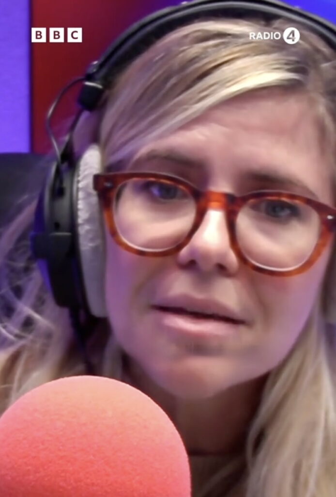 Emma Barnett suggests Nigel Farage is a Nazi.