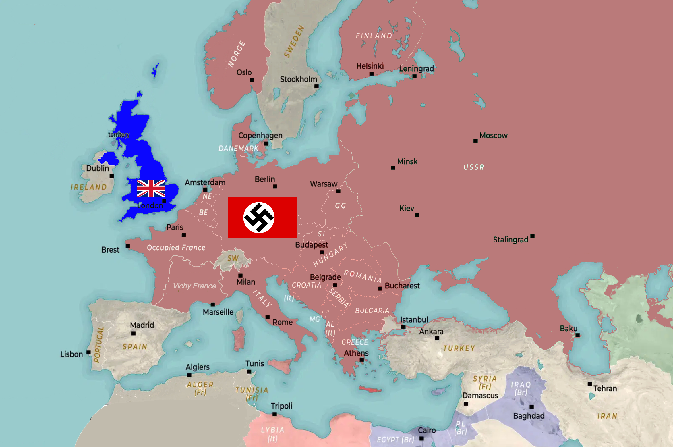 “You know, at some point, size will win, generally”