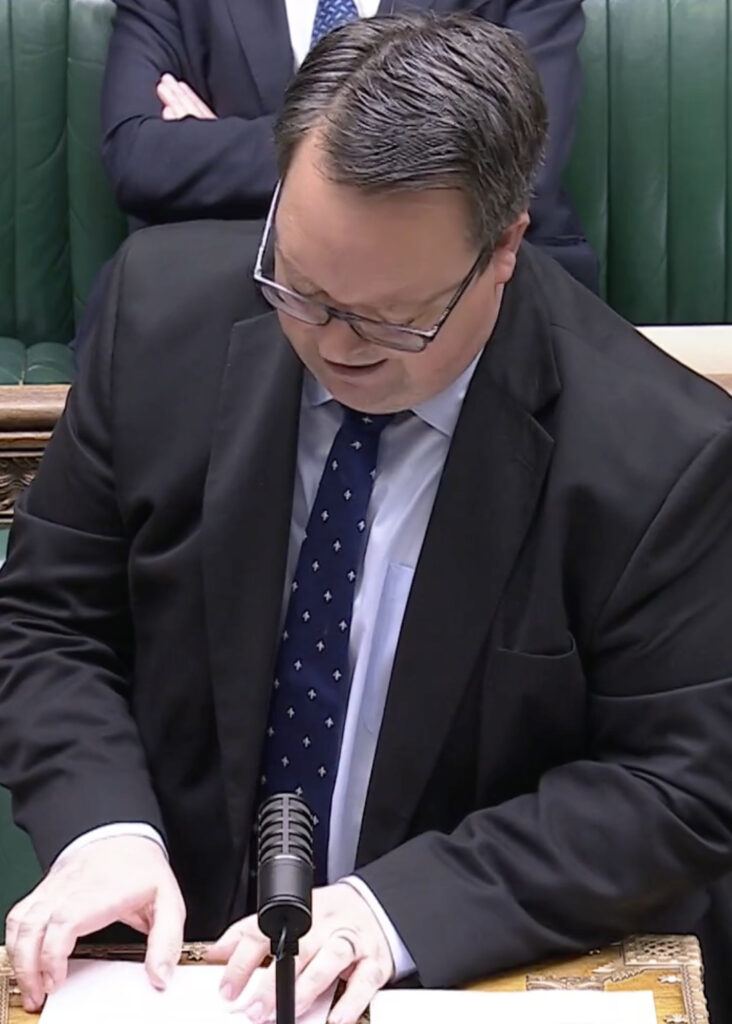 Deeply unimpressive Mike Wood MP appears to be a Shadow Cabinet Office minister. We are not sure if this can be a joke or not.