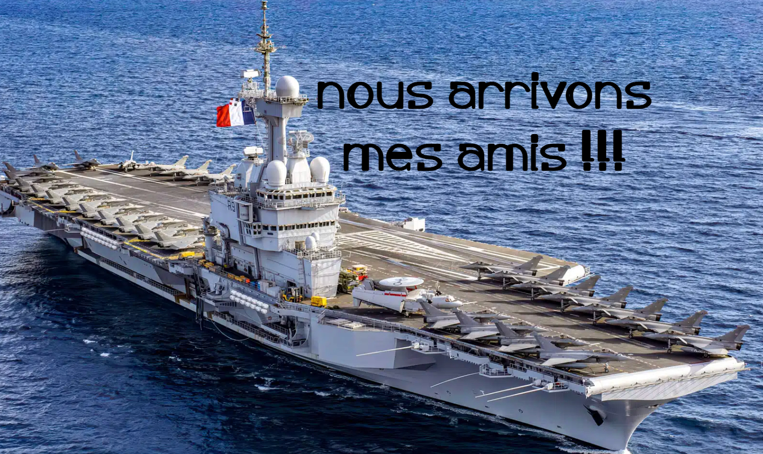 It may be an old rust-bucket, but at least Mnsr Le Croissant had the wit to SEND it.