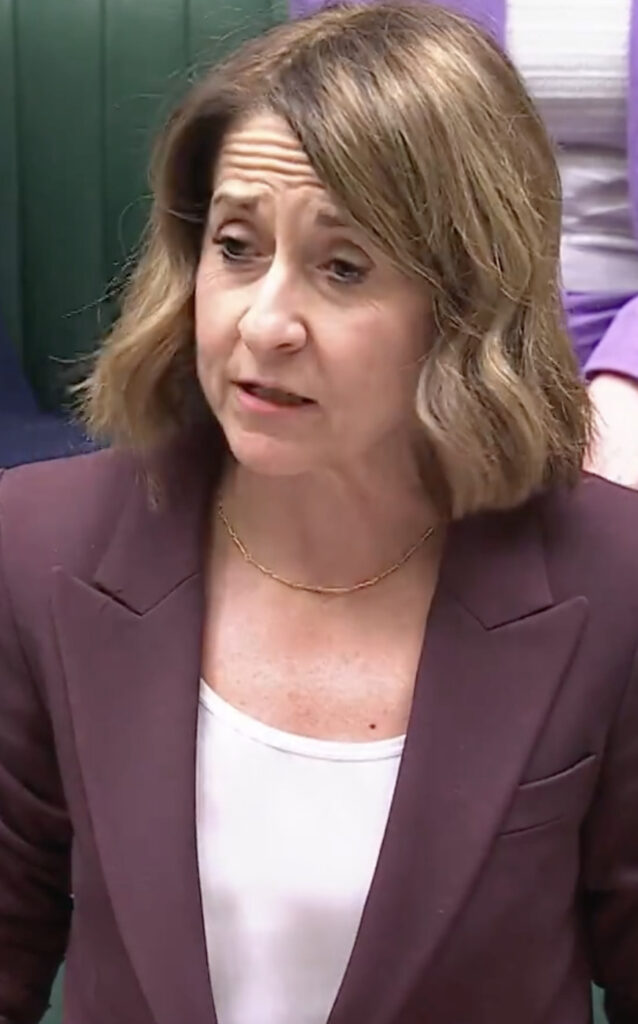 Not the most impressive Commons performer, but at least she actually came to the House