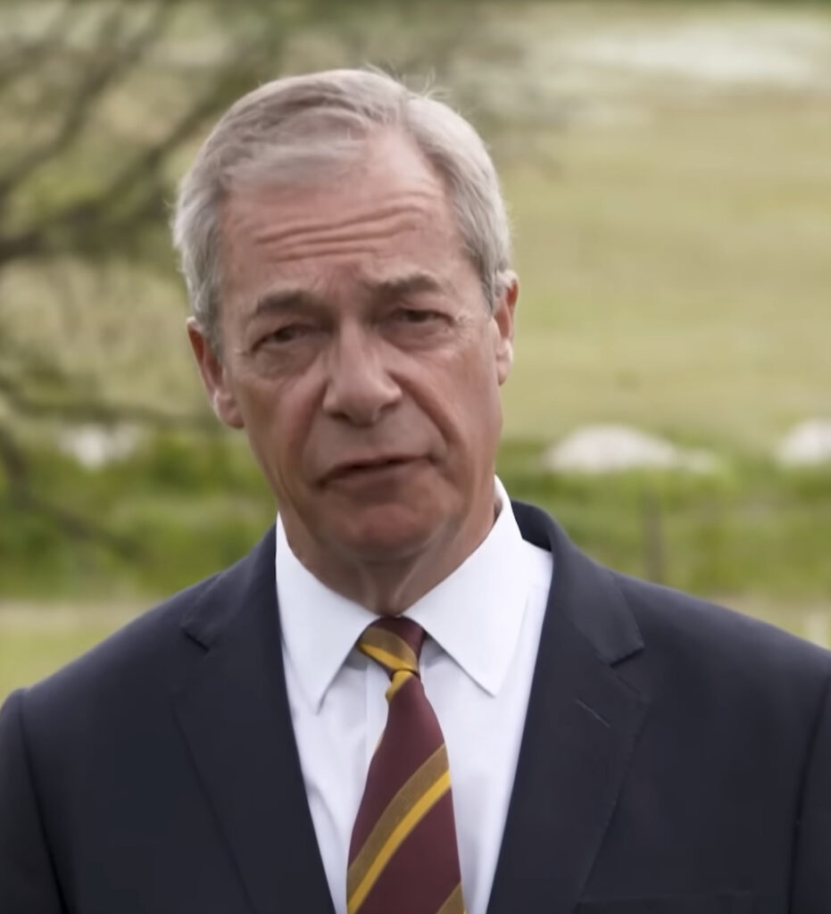 A superficially calm Farage channels his cold pure rage
